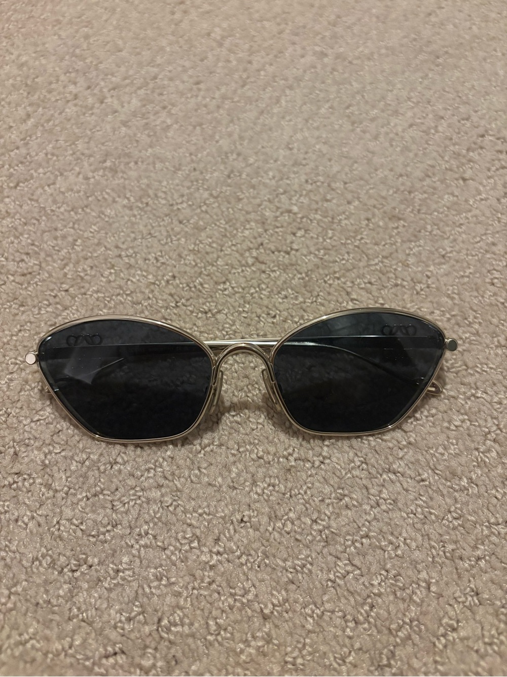 Loewe LW40115U Anagram Gold Cat Eye Sunglasses